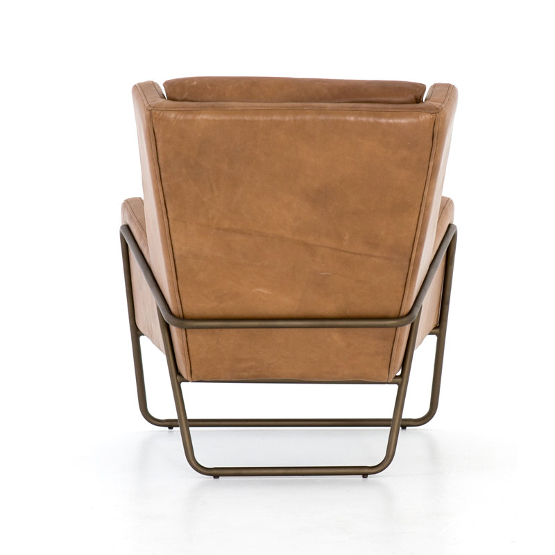 Four Hands Wembley Leather Wingback Chair Perigold